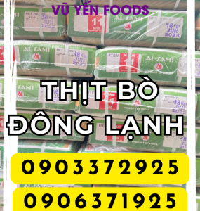 Bò Đông Lạnh Giá Sỉ từ Vũ Yến Foods - Lựa Chọn Hoàn Hảo cho Suất Ăn Công Nghiệp