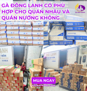 GÀ ĐÔNG LẠNH CÓ PHÙ HỢP CHO QUÁN NHẬU VÀ QUÁN NƯỚNG KHÔNG