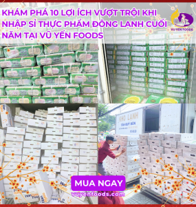 KHÁM PHÁ 10 LỢI ÍCH VƯỢT TRỘI KHI NHẬP SỈ THỰC PHẨM ĐÔNG LẠNH CUỐI NĂM TẠI VŨ YẾN FOODS
