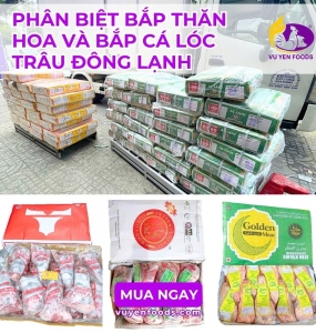 PHÂN BIỆT BẮP THĂN HOA VÀ BẮP CÁ LÓC TRÂU ĐÔNG LẠNH