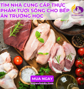 TÌM NHÀ CUNG CẤP THỰC PHẨM TƯƠI SỐNG CHO BẾP ĂN TRƯỜNG HỌC