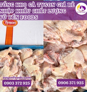 TỔNG KHO GÀ TYSON GIÁ RẺ NHẬP KHẨU CHẤT LƯỢNG