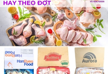 QUÁN ĂN NÊN NHẬP GÀ ĐÔNG LẠNH THEO THÙNG HAY THEO ĐỢT