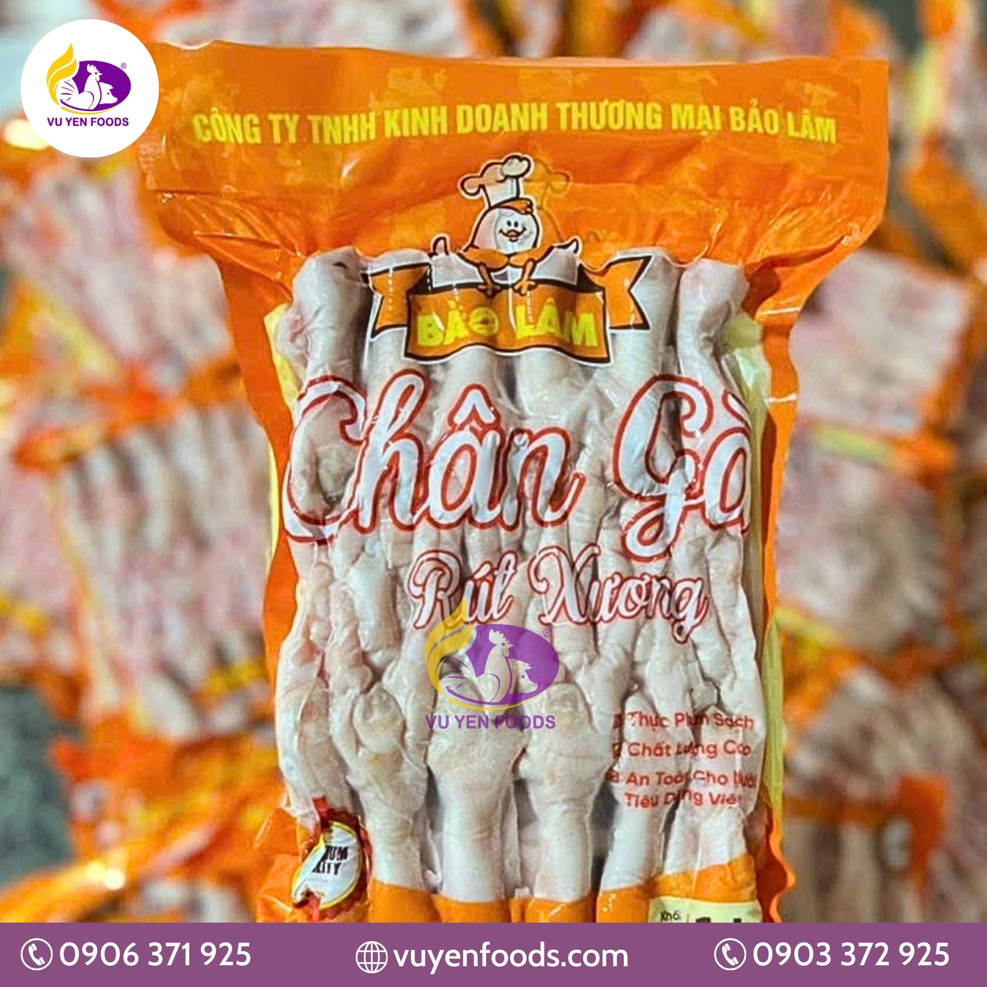 CHÂN GÀ RÚT XƯƠNG C5 BẢO LÂM