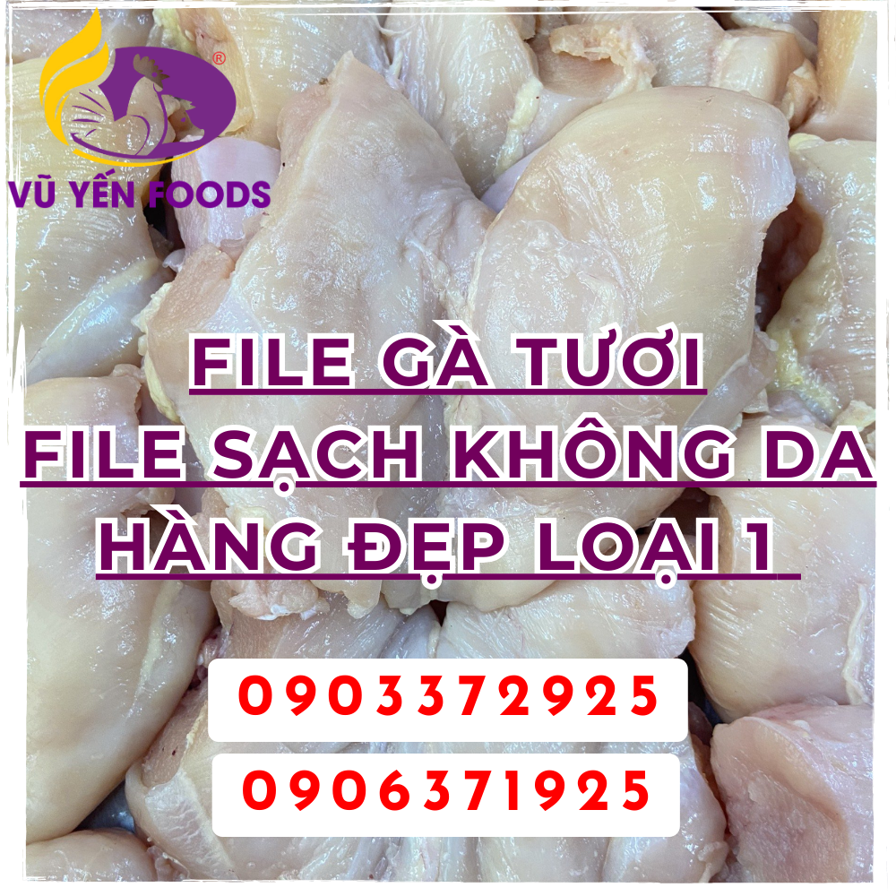 PHILE GÀ TƯƠI KHÔNG DA