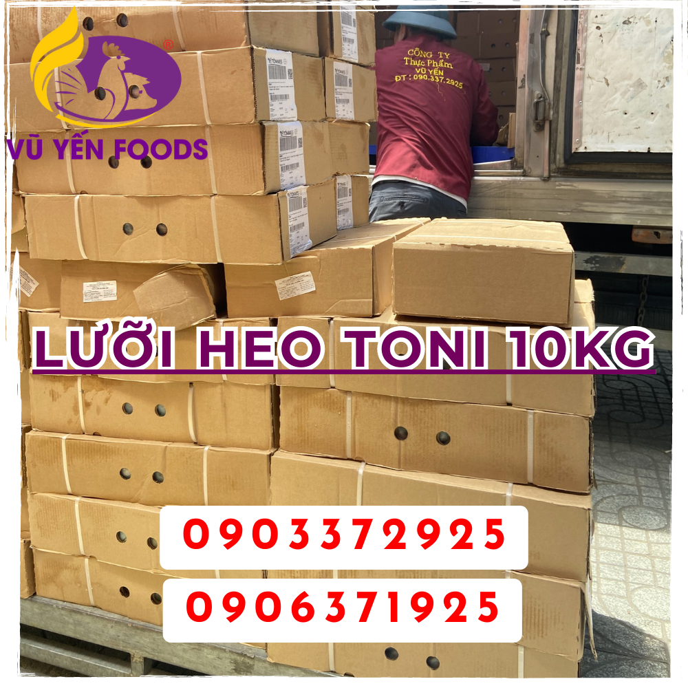 Lưỡi heo Toni 10kg