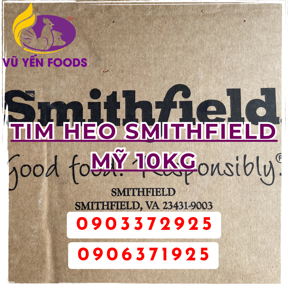 Tim Heo Smithfield Mỹ 10kg