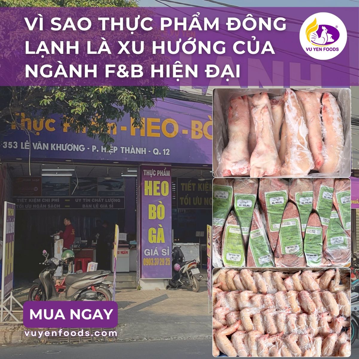 Vì sao thực phẩm đông lạnh là xu hướng của ngàng F B hiện đại